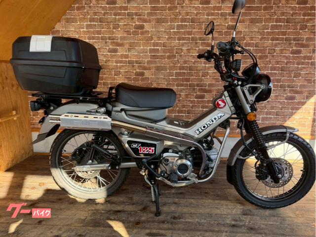 CT125ハンターカブ モリワキマフラー GIVI45Lボックス USBタイプC ハンドルクロスバー