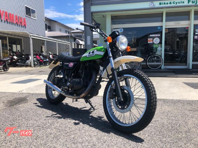 Kawasaki 250tr　キャブ車　型式BA-BJ250F カワサキ 250TR 4サイクル キャブ車 型式BJ250F ブルー