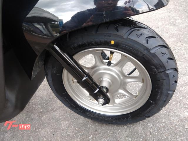 ホンダ　タクト　AF75  フロントタイヤ新品　原付50cc ホンダ タクト AF75 FRタイヤ新品 キー複数 サイドスタンド付き