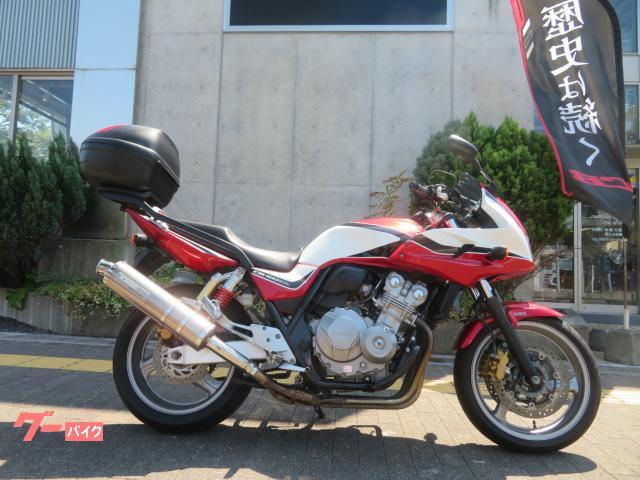 ＣＢ４００Ｓｕｐｅｒ　ボルドール　Ｒキャリア　ＢＯＸ　社外マフラー　ＵＳＢ電源　エンジンガード　ＥＴＣ　ＡＢＳ