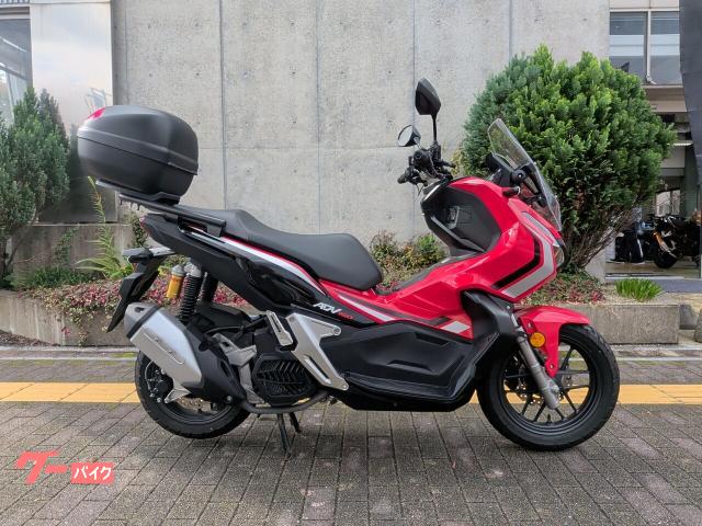 ＡＤＶ１５０　ＥＴＣ２．０　グリップヒーター　ゲイエティーレッド　デイトナＢＯＸ　純正キャリア