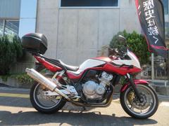 ホンダ　ＣＢ４００Ｓｕｐｅｒ　ボルドール　Ｒキャリア　ＢＯＸ　社外マフラー　ＵＳＢ電源　エンジンガード　ＥＴＣ　ＡＢＳ