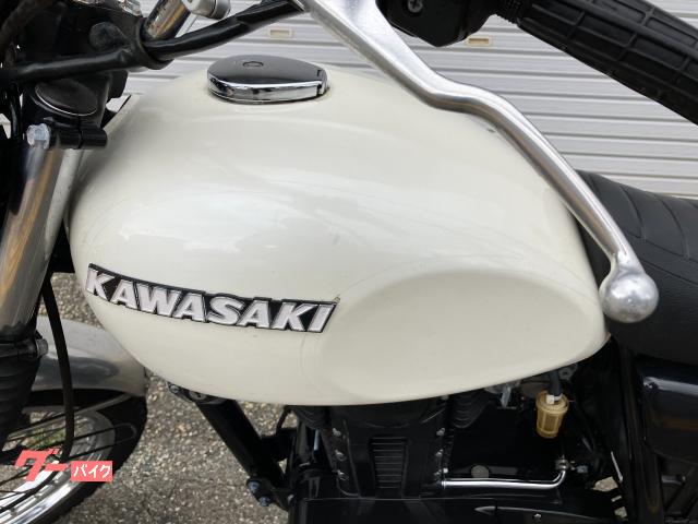 カワサキ250TRタンク白 カワサキ250TR タンク