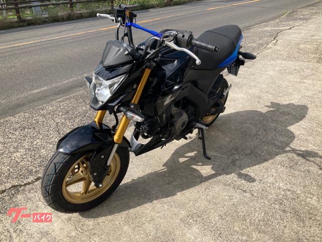 カワサキ Ｚ１２５ＰＲＯ　２０１７年モデル　ＬＥＤヘッドライト　フロントタイヤ　バッテリー新品の画像（広島県