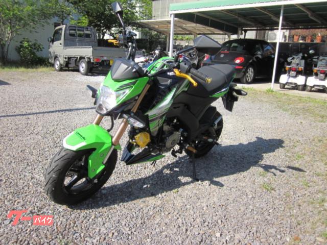 カワサキ Z125PRO ヨシムラUSAマフラー付き 社外レバー付き