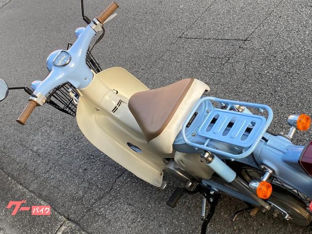 売約済み　ホンダ　リトルカブ　銀　セル無３速　C50 普通に乗れる　カブラ風　福岡市　１ リトルカブ セル付き 4速(ホンダ) / 広島県 もりもと本店 中古バイク