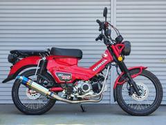 ホンダ　ＣＴ１２５ハンターカブ　８ＢＪ−ＪＡ６５　フルエキゾーストマフラー　ＣＮＣビレットレバー　フルレンズカバー　ブリーザーシステム