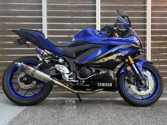 ヤマハ　ＹＺＦ−Ｒ２５　ＲＧ４３Ｊフルエキゾーストマフラー　ダブルバブルスクリーン　ウイングレット　アルミチェーンカバー　スマホホルダー