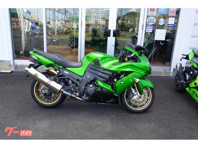 Ｎｉｎｊａ　ＺＸ−１４Ｒ　前後オーリンズサスペンション　ワイバンフルエキ　前後サンスターブレーキディスク　ＪＢ製マグタンホイール