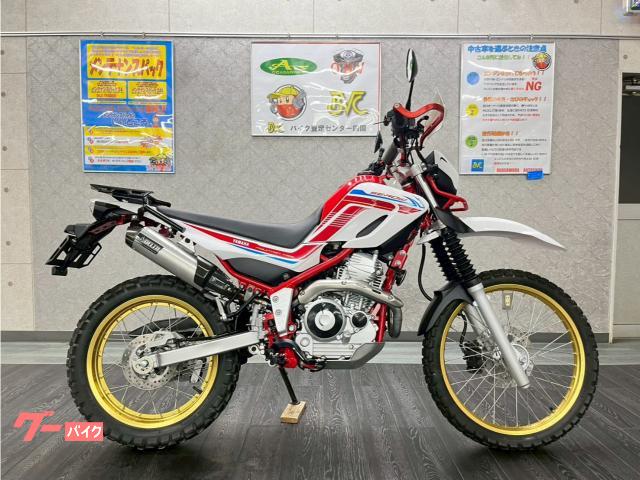 セロー２５０　ファイナルエディション　デルタサイレンサー　ＳＰ忠男エキパイ　ブッシュガード　社外ハンドル　ＬＥＤウィンカー