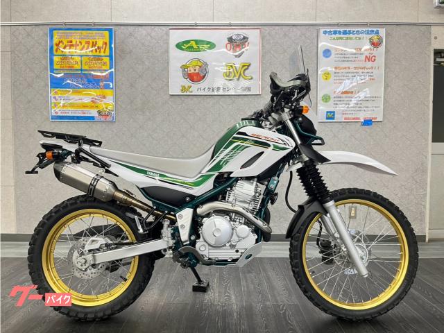 セロー２５０　ファイナルエディション　スリップオンマフラー　ブッシュガード　スクリーン　リアキャリア　フェンダーレス