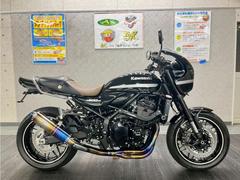 カワサキ　Ｚ９００ＲＳカフェ　ワイバンフルエキ　オーリンズリアサス　オーバーサブフレーム　ロングテール　バックステップ　ローダウン