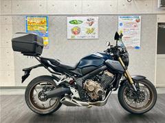 ホンダ　ＣＢ６５０Ｒ　２０２３年式　ＥＴＣ　グリップヒーター　トップケース　スクリーン　スライダー　ローダウンスプリング