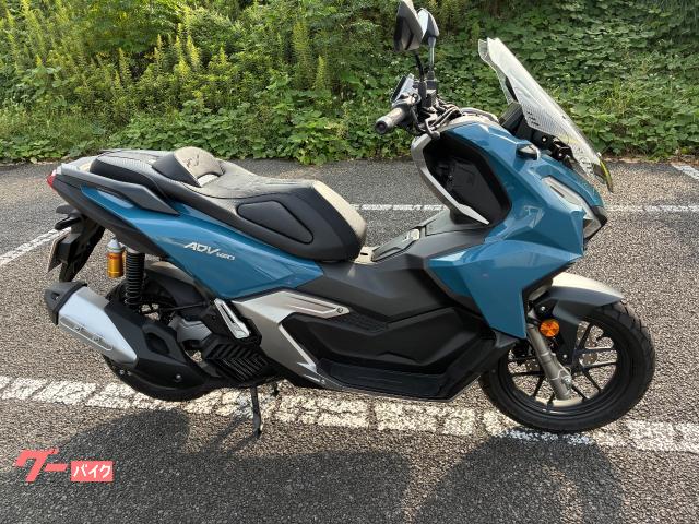 ＡＤＶ１６０　パールポラリスブルー　ＥＴＣ　カスタムローシート　ハイスクリーン