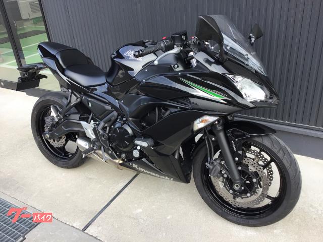 送料無料　5号機　ハナビ　マッドブラック　中古　ボリューム・不要機付 カワサキ Ninja 650 ABS ブラック／2017年モデル