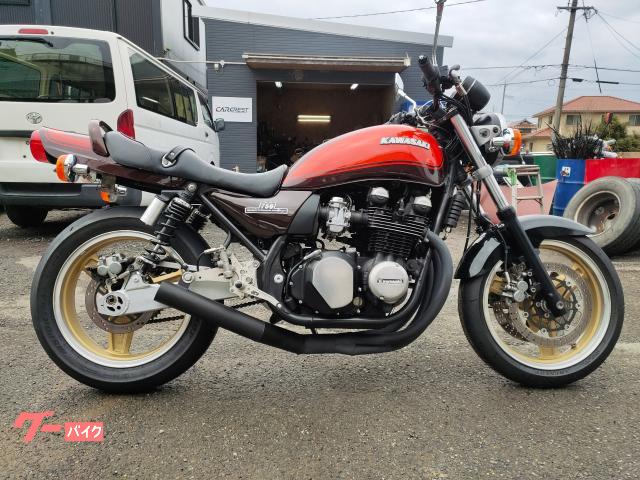 ＺＥＰＨＹＲ７５０　火の玉カラー　ブラック塗装エンジン　ショート管