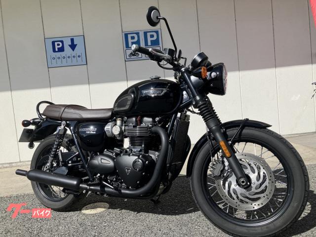 ボンネビルＴ１２０ブラック　２０１８年モデル　ＥＴＣ　グリップヒーター　ブラウンシート　バーチカルツインエンジン