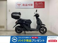 スズキ　レッツ　２０１８年モデル　リアボックス装備　インジェクション