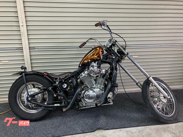 スティード４００　ロングフォーク　ペイント他　カスタム多数