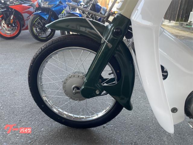 ホンダ スーパーカブ50 タイヤ前後新品 レックシールド新品 大判リア