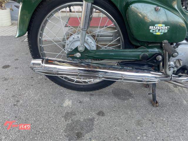 ホンダ スーパーカブ50 タイヤ前後新品 レックシールド新品 大判リア