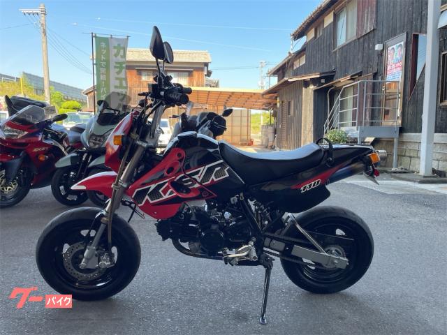 カワサキ KSR110 タケガワパーツ多数 Kファクトリーマフラー
