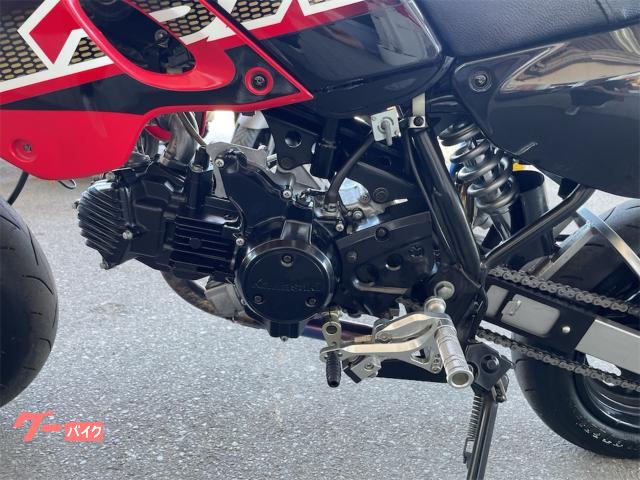 カワサキ KSR110 タケガワパーツ多数 Kファクトリーマフラー