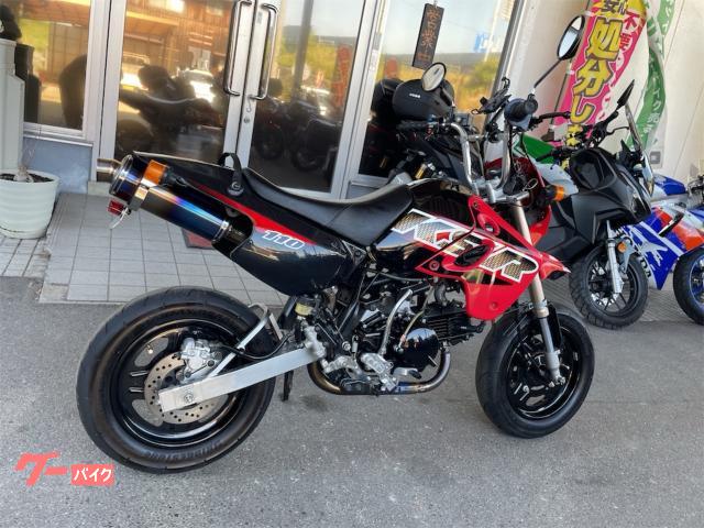 カワサキ KSR110 タケガワパーツ多数 Kファクトリーマフラー