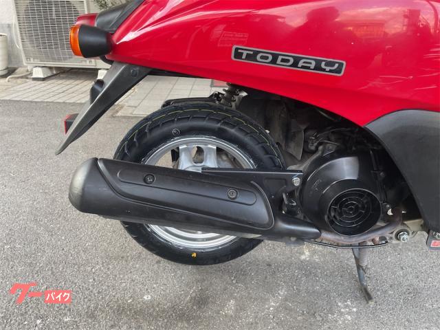 ホンダ トゥデイ タイヤ前後新品 インジェクション バッテリー新品