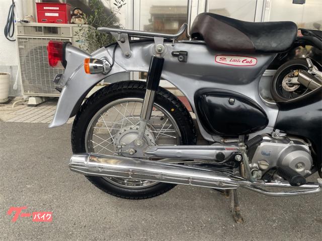 ホンダ リトルカブ タイヤ前後新品 セル付 フロントキャリア付き ホンダ リトルカブ タイヤ前後新品 セル付 フロントキャリア付き