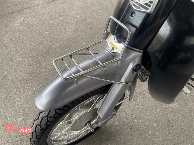 ホンダ リトルカブ タイヤ前後新品 セル付 フロントキャリア付き