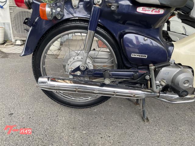 ホンダ スーパーカブ90DX タイヤ前後新品 Fカゴ付き 2種