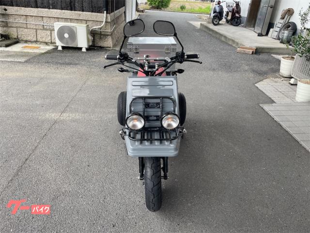 ホンダ ジャイロX ミニカー登録OK カスタムマフラー リアBOX付