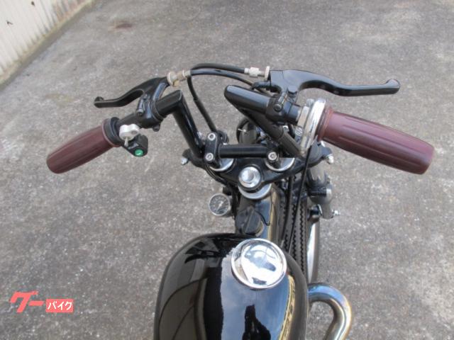絶版 YAMAHA SR400 1JR 実動 custom base low black style チョッパー ボバー フルカスタム ヤマハ SR400 2004のチョッパーカスタム・モーターサイクルズバーン