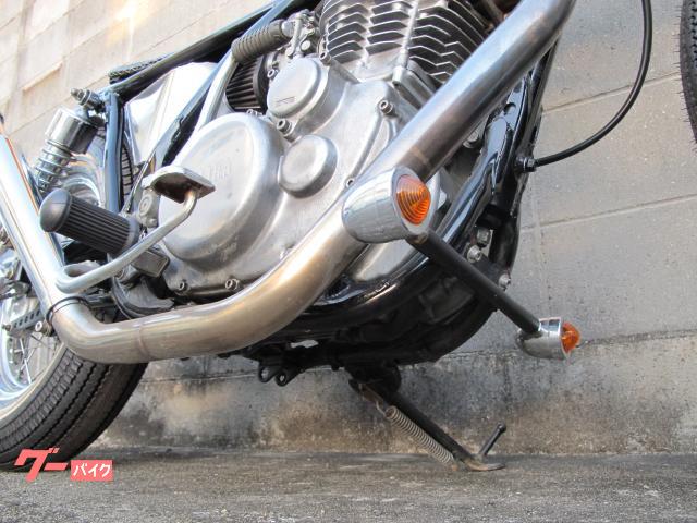 ヤマハ SR400 フルカスタム ボバー チョッパー ブラック ピン