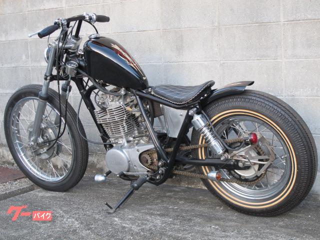 ヤマハ SR400 フルカスタム ボバー チョッパー ブラック ピン