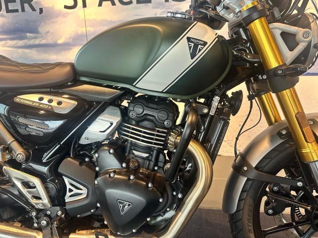 スクランブラー400X オプション多数装着