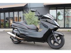 ヤマハ　グランドマジェスティ２５０　ブラック　ショートスクリーン　社外マフラー