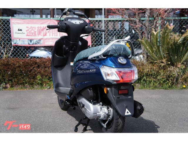 スズキ アドレス125 LED ダークグリーニッシュブルーメタリック