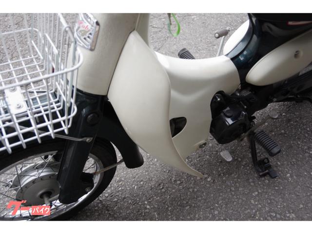 AA01 リトルカブ セル付き 4速 アイボリー 二種登録 カスタム車輌 バーハン ボアアップ オイル/プラグ/シートカバー新品交換済み ホンダ リトルカブ AA01 セル付きモデル 4速 かご付き オイル
