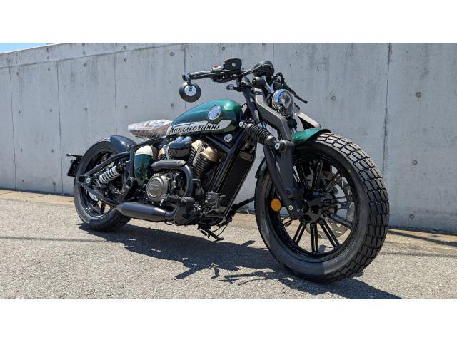 BENDA ナポレオンボブ250 グリーン テールランプ内蔵シート