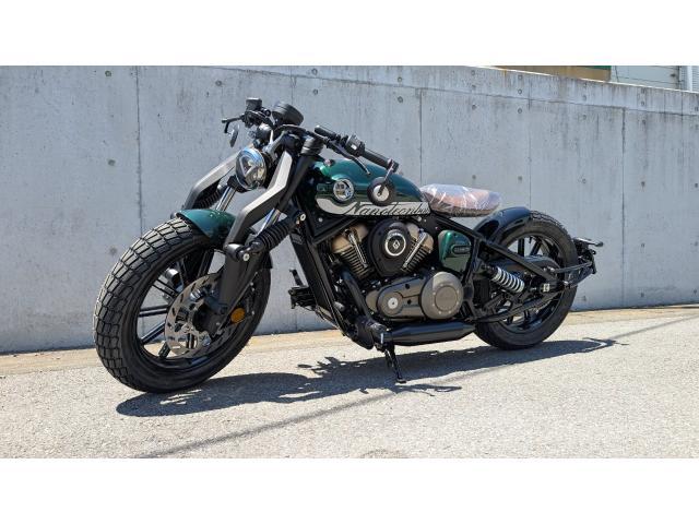 BENDA ナポレオンボブ250 グリーン テールランプ内蔵シート