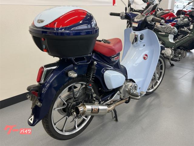ホンダ スーパーカブＣ１２５　セキュリティアラーム　ヨシムラマフラー　ＹＳＳリアサス　リアボックスの画像（群馬県