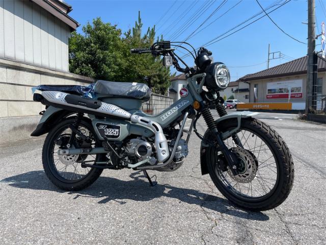 ホンダ ｃｔ１２５ハンターカブ マットユーカリグリーン オリジナルカラー カスタム 有 阿部ホンダ 新車 中古バイクなら グーバイク