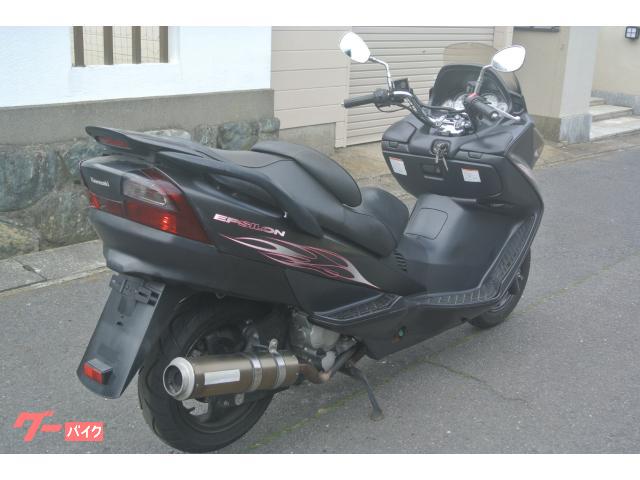 カワサキ　エプシロン250 cj43b フルエアロ  書類付　吹け上がり良好　スカイウェイブ　cj43a 共通　oem  　 Amazon | スカイウェイブ エアロマスク ブラック CJ43A CK43A CJ43B
