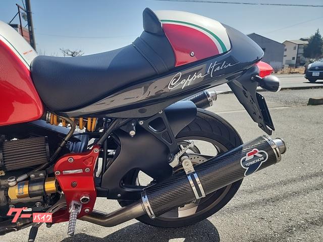 モトグッチ V11コッパイタリア 銀/赤 予備検査対応 エンジン始動動画
