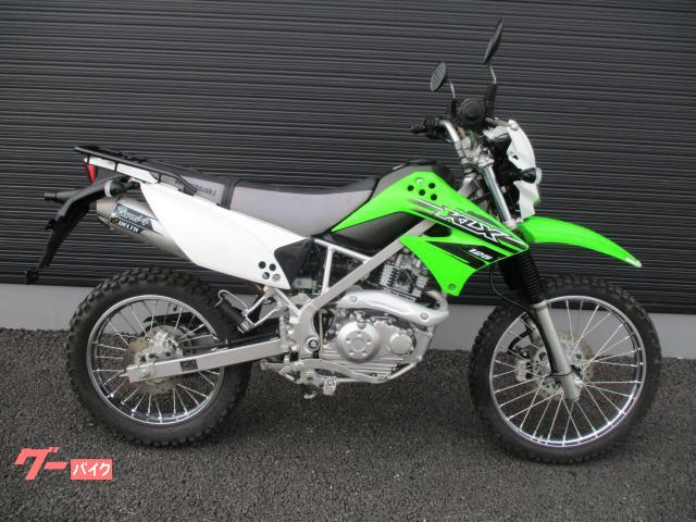 ＫＬＸ１２５　社外マフラー　リアキャリア