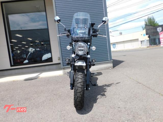 ホンダ モンキー125 ABS スクランブラーマフラー、ウィンド