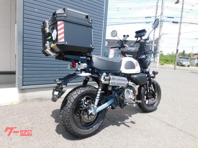 ホンダ モンキー125 ABS スクランブラーマフラー、ウィンド