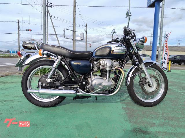 Ｗ６５０　２００６年モデル　メタリックオーシャンブルー　前後タイヤチューブ替え済み　バッテリー交換済み　ＥＴＣ１．０装備